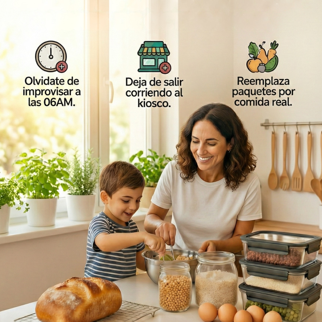 MANUAL VIANDAS FELICES + 4 BONUS DE REGALO
